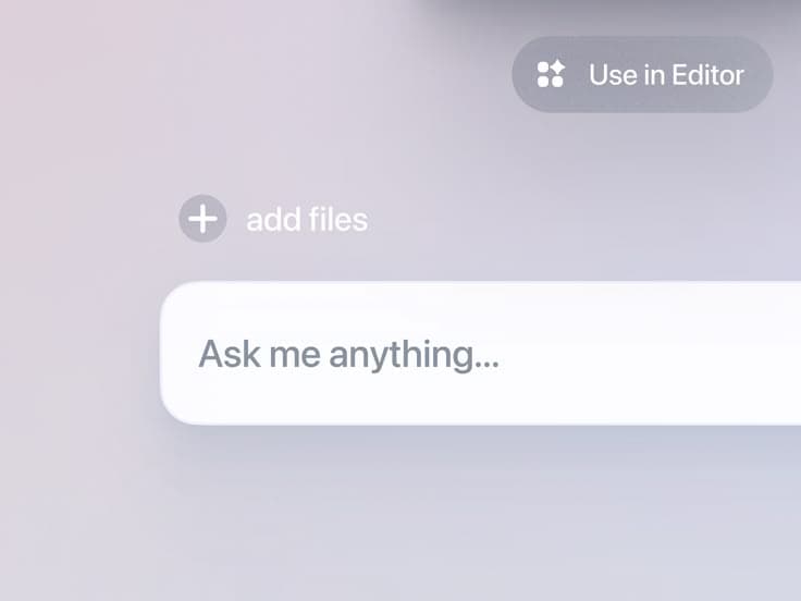 AI Assistant Chat UI